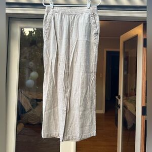 Old Navy Cream Linen Pants